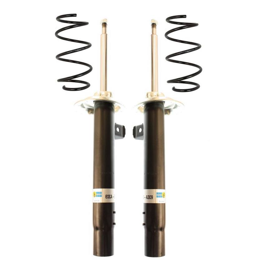 BMW Suspension Strut and Coil Spring Kit - Front (Standard Suspension) (B4 OE Replacement) 31331093068 - Bilstein 3817129KIT